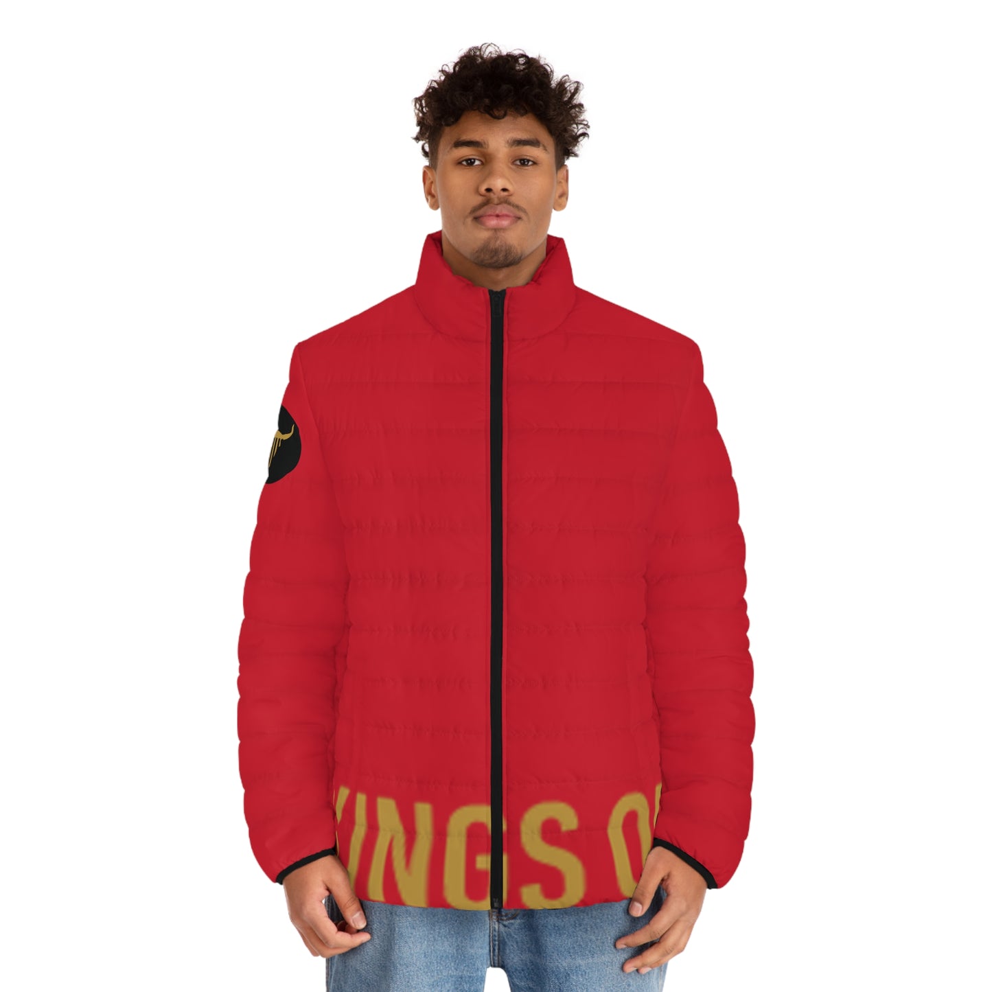 Men's Puffer Jacket - Red