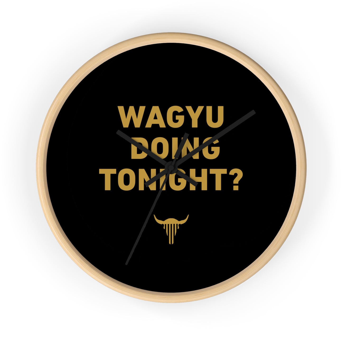 "Wagyu You Doing" Wall Clock