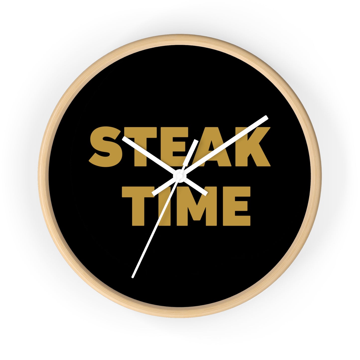 Steak Time Wall Clock