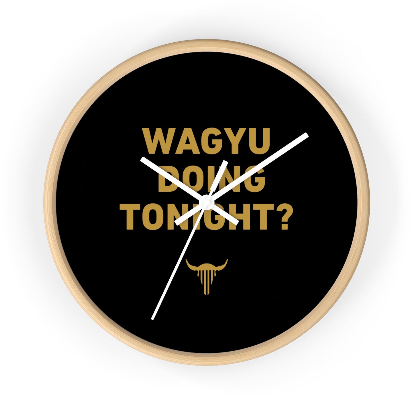 "Wagyu You Doing" Wall Clock