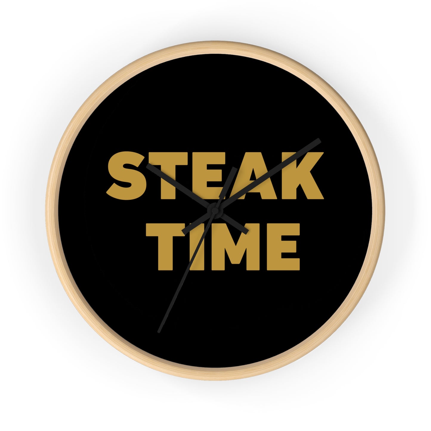 Steak Time Wall Clock