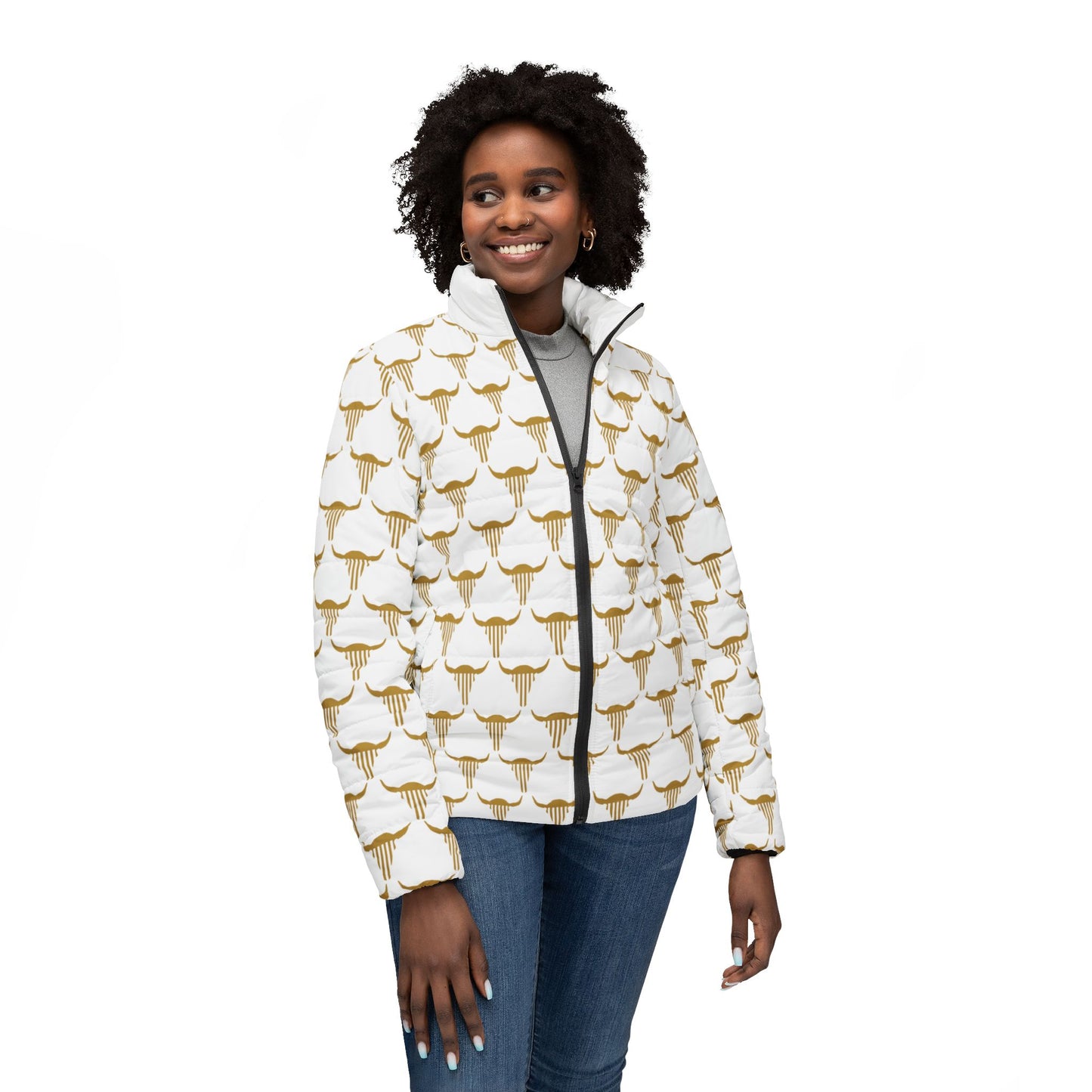 Women’s Puffer Jacket - White